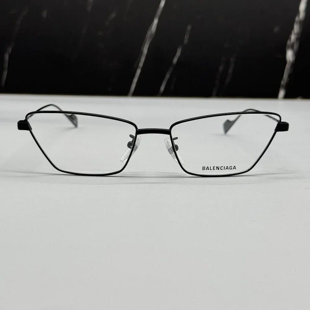 NEW BALENCIAGA BB0091O 001 CAT EYE BLACK WOMEN EYEGLASSES BALENCIAGA